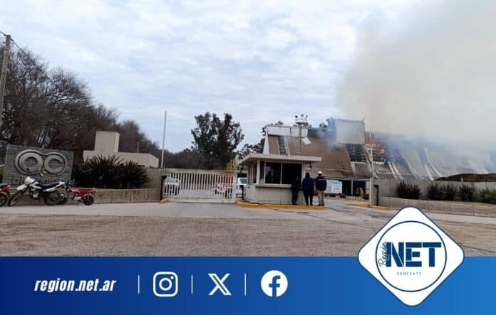 Incendio en la planta de OC Bioenergía de Prodeman en General Cabrera