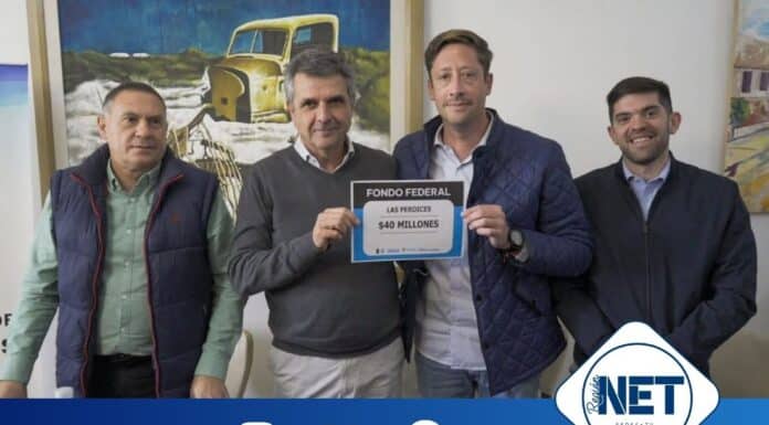 Las Perdices recibió un nuevo aporte de 40 millones de pesos del Fondo Federal para obras viales