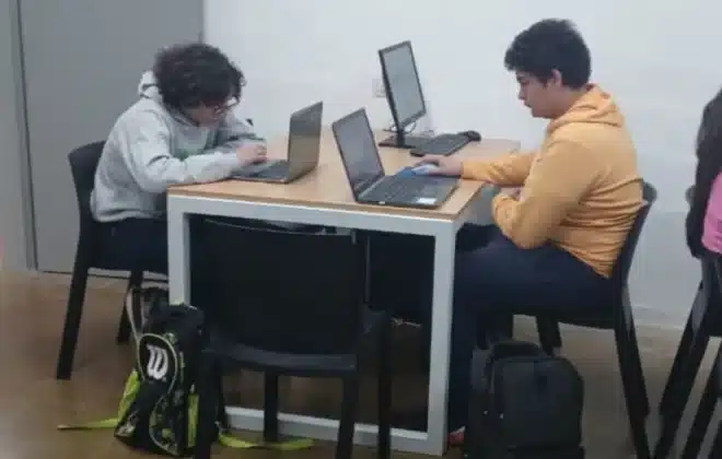 Las Perdices: jóvenes iniciaron el curso de desarrollo digital en el Nodo Tecnológico