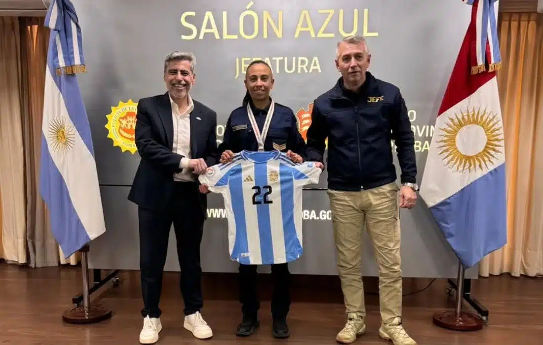Betina Soriano, medalla de bronce con la Selección Argentina y orgullo de la Policía de Córdoba