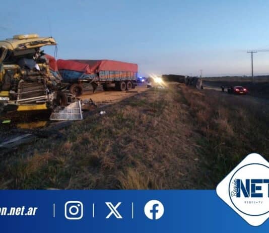 Accidente fatal en Ruta 35 en Holmber: murió un camionero y aún no fue identificado