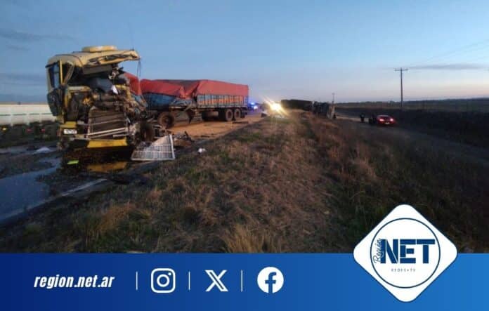 Accidente fatal en Ruta 35 en Holmber: murió un camionero y aún no fue identificado