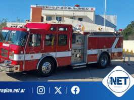 Bomberos Voluntarios de Dalmacio Vélez sumaron un nuevo camión autobomba a su flota